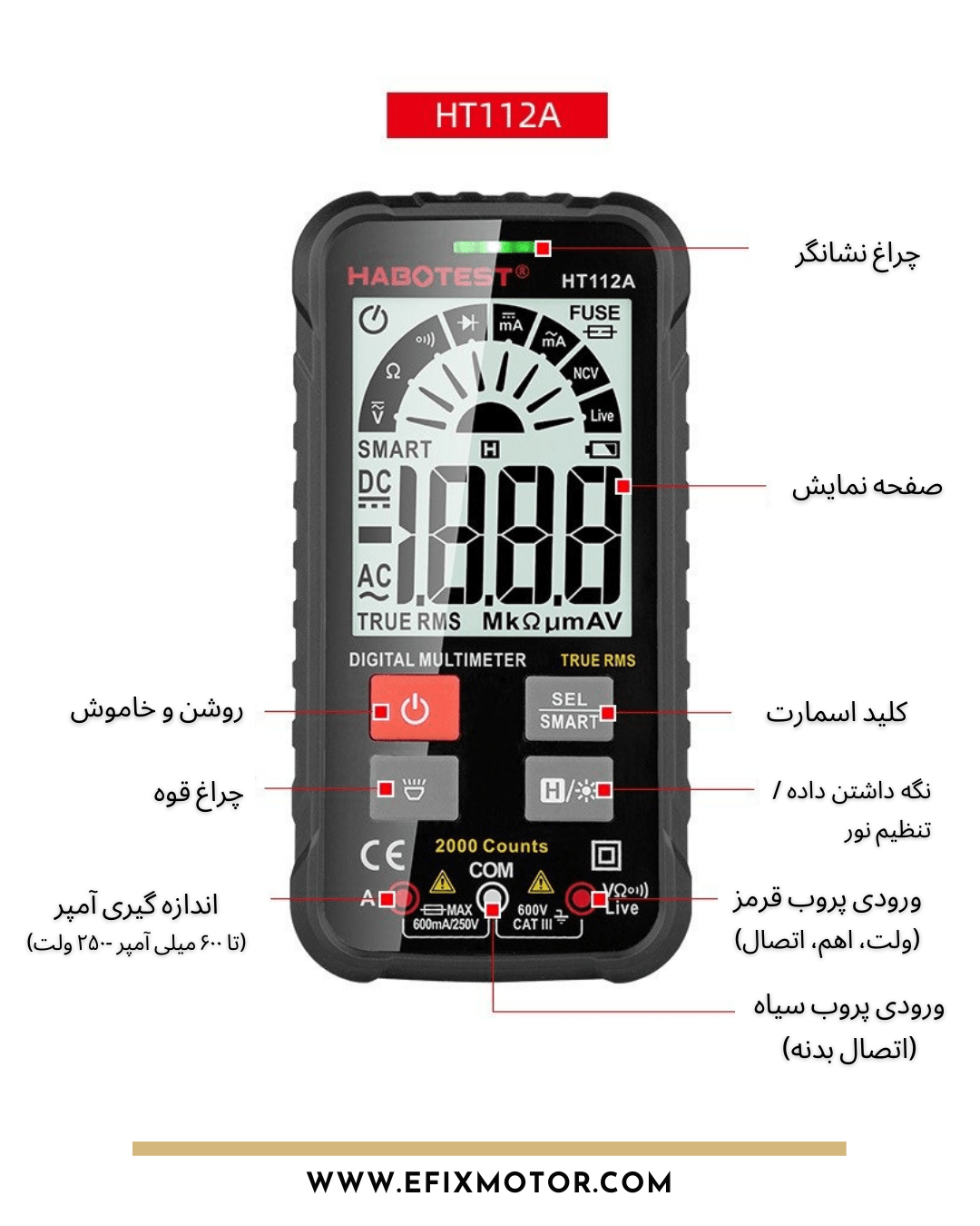 multi-meter-pic9 معرفی دکمه های مولتمتر اوتورنج
