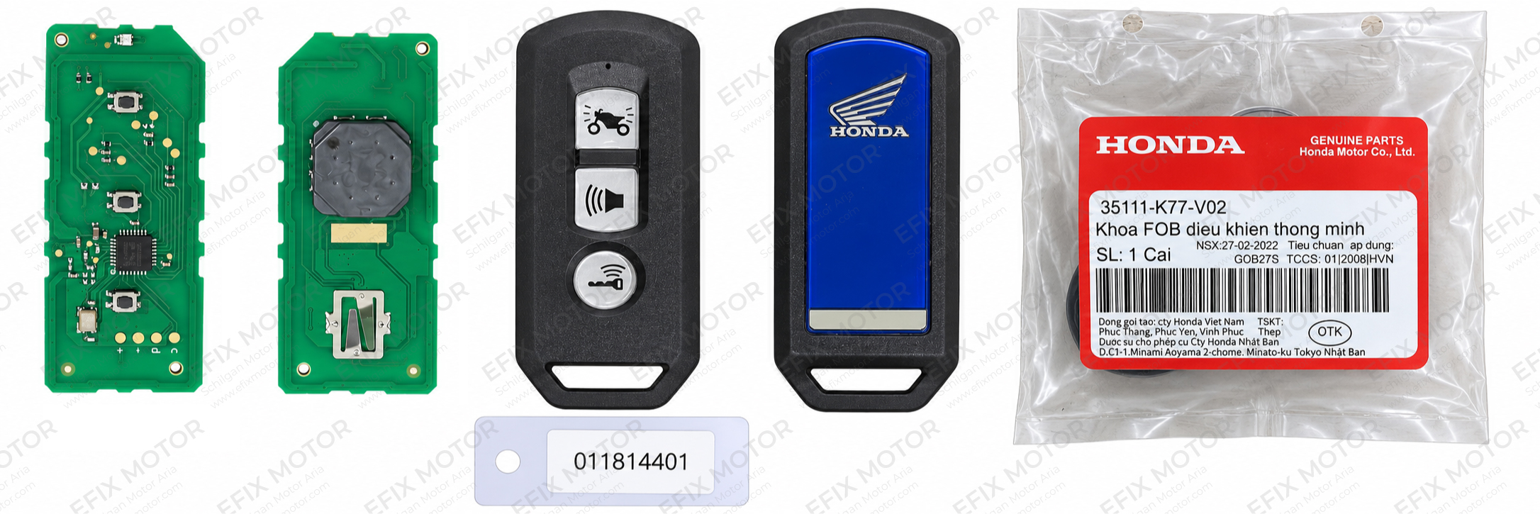 pic168-keyless-011814401-efixmotor.com راهنمای برد کلید هوندا تایلندی کد K77 پشت آبی