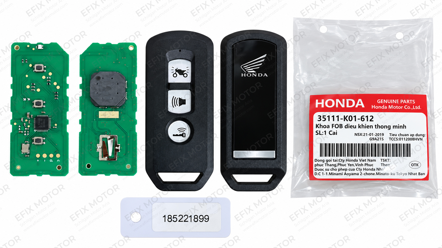 pic172-keyless-185221899-efixmotor.com راهنمای برد کلید هوندا تایلندی کد K01