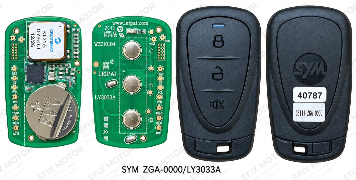 pic145-keyless-40787-efixmotor.com تصویر برد ریموت اصلی اس وای ام ZGA 0000